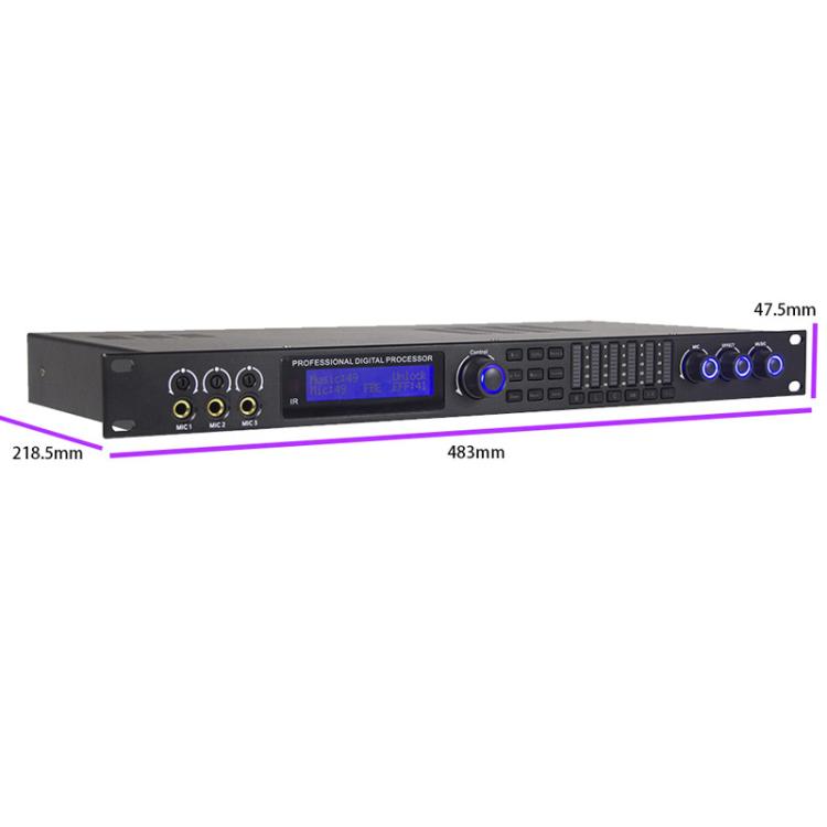 KX500 Preamp Effects DSP Vocal Audio Effects Processor, US Plug, EU Plug, UK Plug, AU Plug