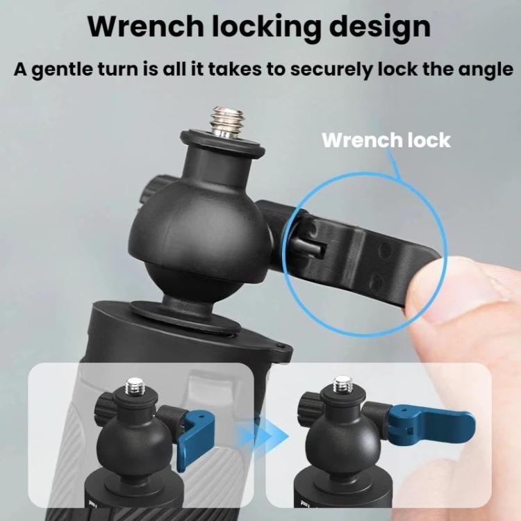 Flymile For DJI / GoPro / Insta360 Selfie Sticks Extension Tripods, 1/4 inch Version, Two-prong Version