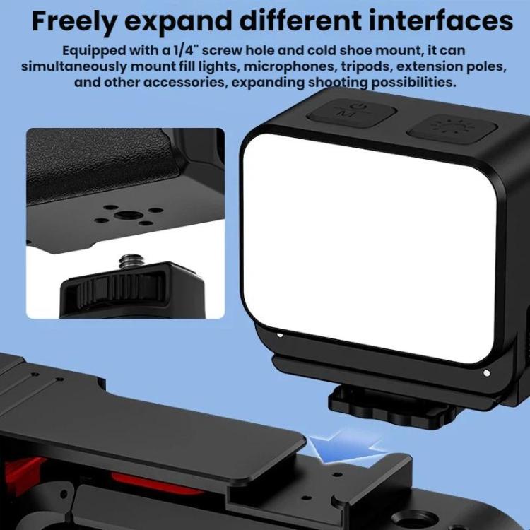 For Insta360 Ace Pro 1/2 Flymile Camera Cage Extension Handle Kit