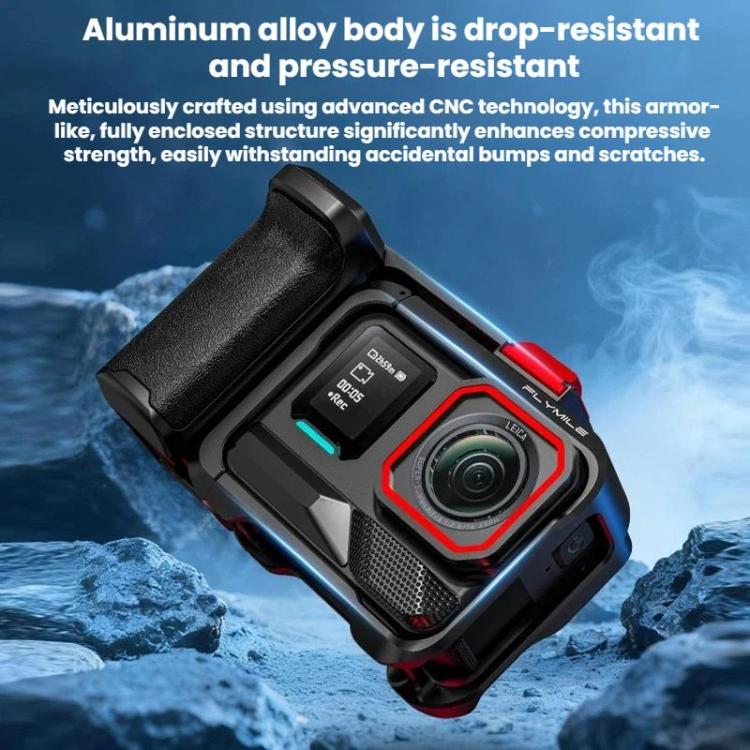 For Insta360 Ace Pro 1/2 Flymile Camera Cage Extension Handle Kit