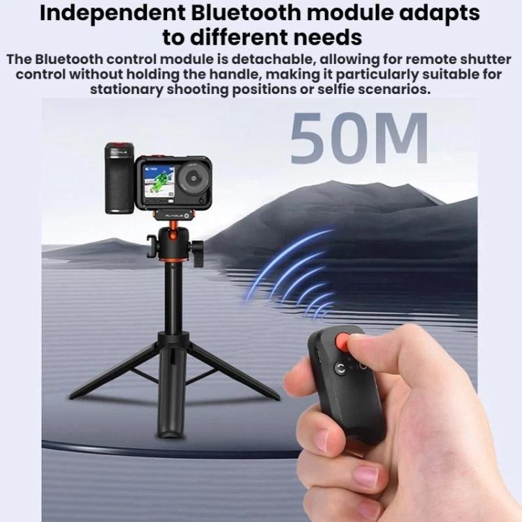 Flymile For DJI Magnetic Quick-Release Action Camera Street Shooting Handle, For Osmo Action 3 / 4 / 5 Pro, For Osmo Action 6