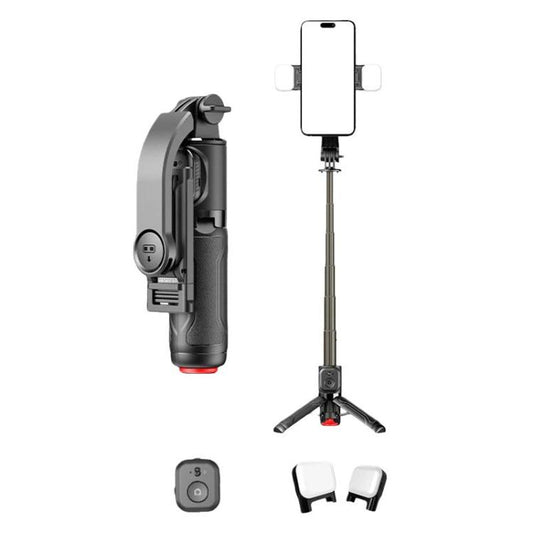 TT21 Remote Control Selfie Stick Portable Phone Shooting Tripod For Photography & Video, With Light, Without Light