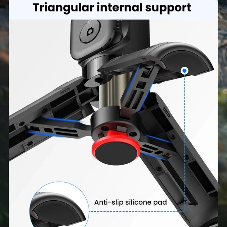 TT21 Remote Control Selfie Stick Portable Phone Shooting Tripod For Photography & Video, With Light, Without Light
