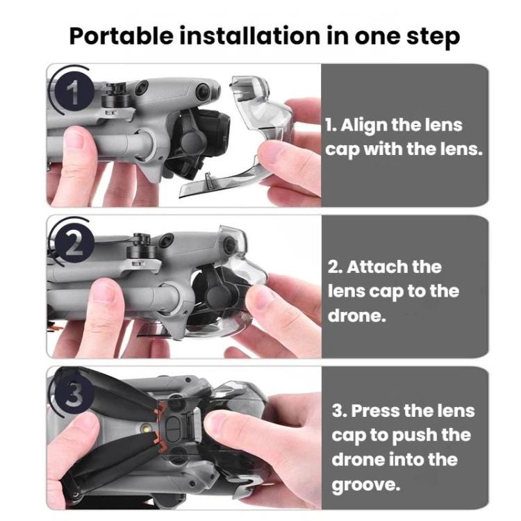 For DJI Mini 5 Pro BRDRC Lens Cover Fixing Clip Gimbal Protector