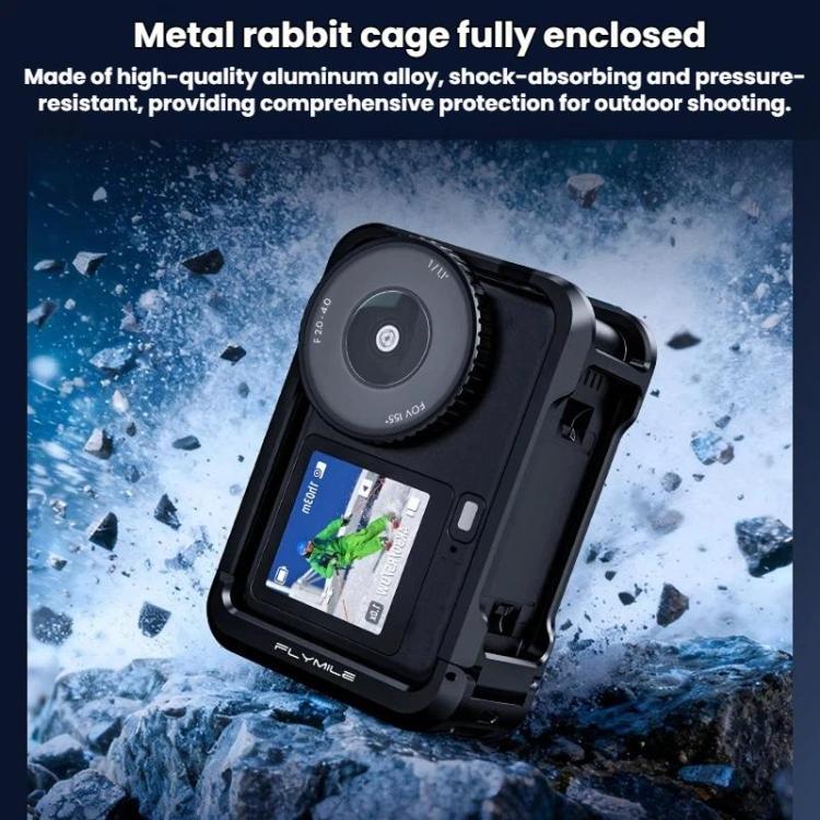 For DJI Osmo Action 6 Flymile Magnetic Quick-Release Base Handheld Shooting Sports Camera Accessory