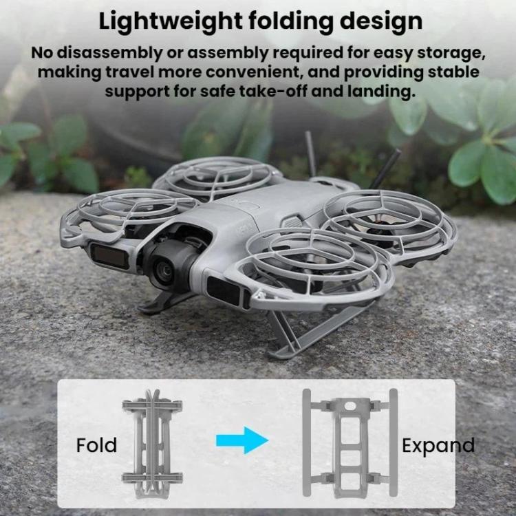 For DJI Neo 2 BRDRC Drone Foldable Height-Increasing Protective Landing Gear
