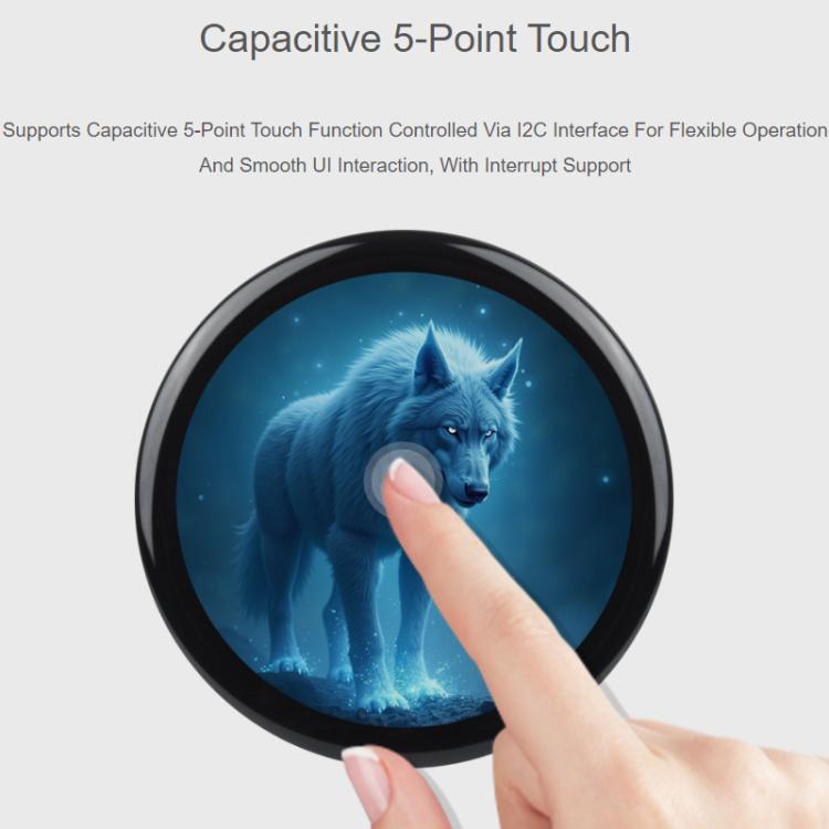 WAVESHARE RP2350 High-Performance Microcontroller Development Board Features 1.46-Inch Round Touchscreen Display, 32868