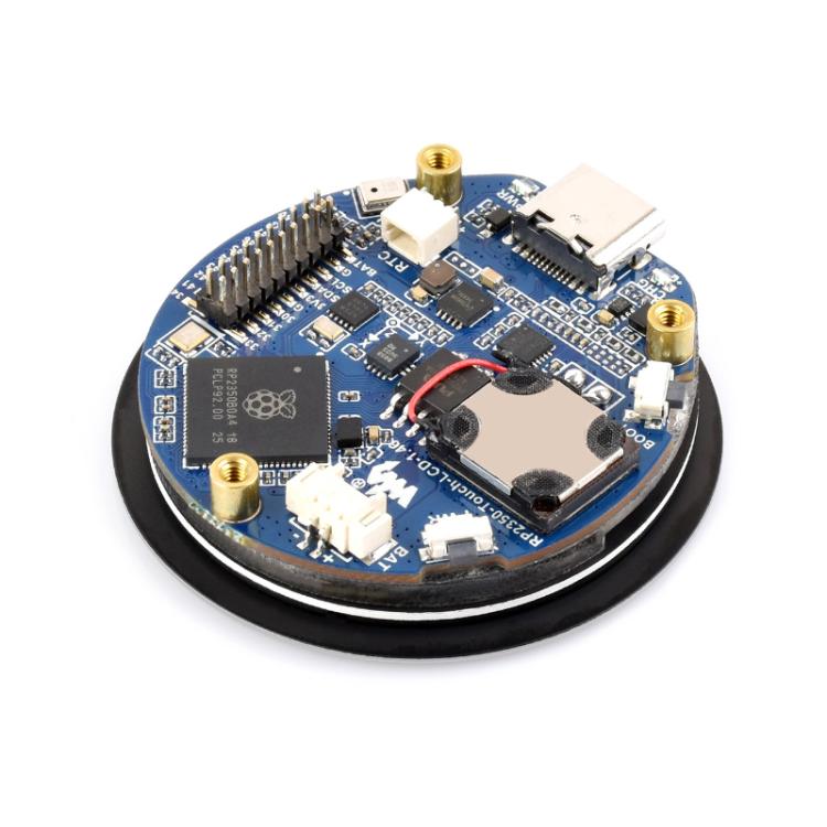 WAVESHARE RP2350 High-Performance Microcontroller Development Board Features 1.46-Inch Round Touchscreen Display, 32867