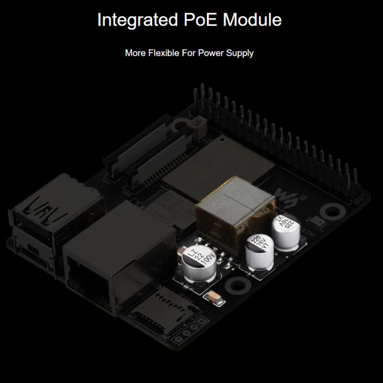 WAVESHARE ESP32-P4-WIFI6-POE-ETH Development Board Supports Power Over Ethernet (PoE), Package D