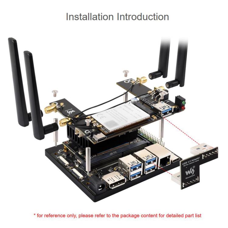 WAVESHARE 5G / 4G / 3G Module, Includes RM520N-GL Module, Supports 5G NSA And SA Networking, GNSS Positioning, 32256