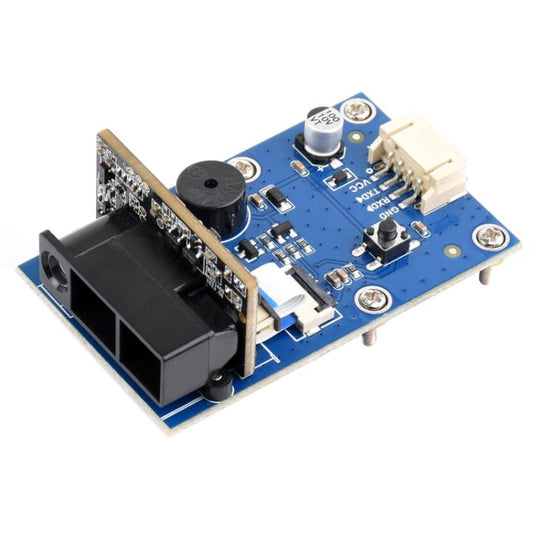 WAVESHARE Barcode QR Code Scanning Module Type E Metal Casing DPM Code Reading Onboard USB UART Dual Interfaces, 32387