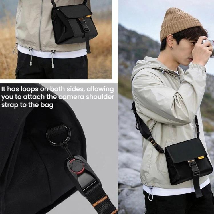 Cwatcun D258 Compact DSLR Mirrorless Camera Carry Case Outdoor Photography Bag, D258