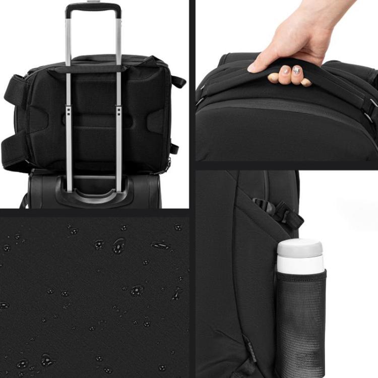 Cwatcun D248 Medium Camera Bag Waterproof High Capacity DSLR Digital Camera Backpack