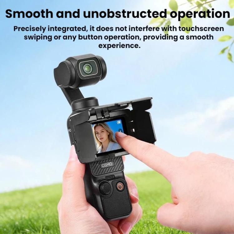 For DJI Osmo Pocket 3 BRDRC Foldable Screen Protector Sunshade