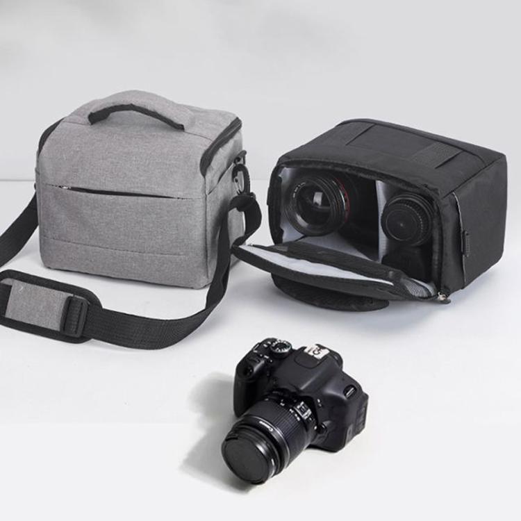 DSLR Camera Shoulder Bag Mirrorless Camera Bag, Small Gray, Small Black, Large Gray, Large Black