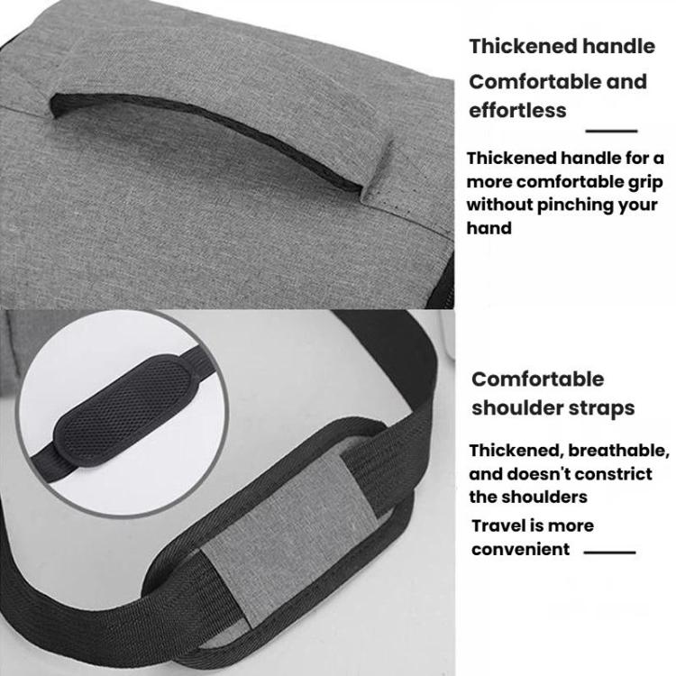 DSLR Camera Shoulder Bag Mirrorless Camera Bag, Small Gray, Small Black, Large Gray, Large Black