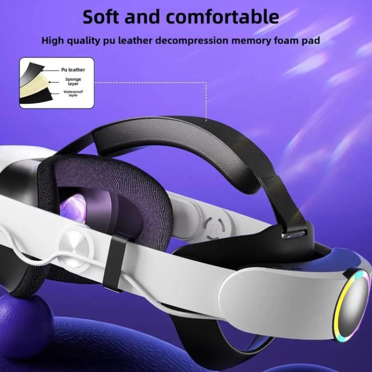 10000mAh Battery With Adjustable Replacement Headband Gaming VR Accessories, For Meta Quest 3 / 3S Q8L-3, For Meta Quest 2 Q8L, For Meta Quest 2 Q8, For Meta Quest 3 / 3S Q8-3