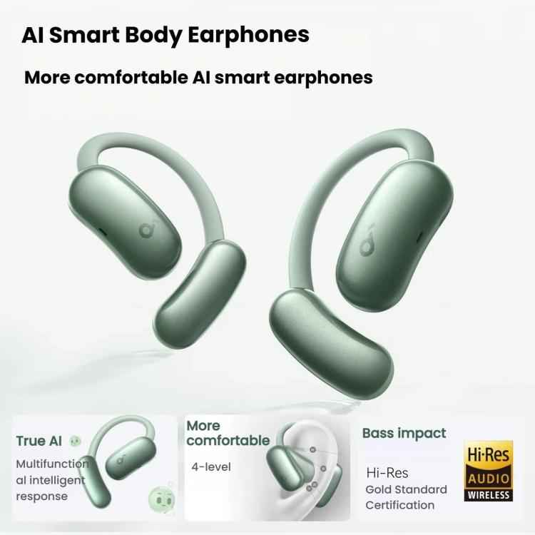 ANKER SoundCore Aerofit 2 Plus Open-Ear Bluetooth Translation Earphones, Aerofit 2 Plus