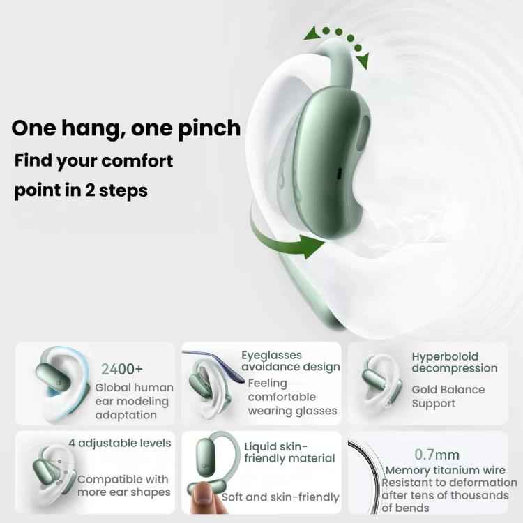 ANKER SoundCore Aerofit 2 Plus Open-Ear Bluetooth Translation Earphones, Aerofit 2 Plus