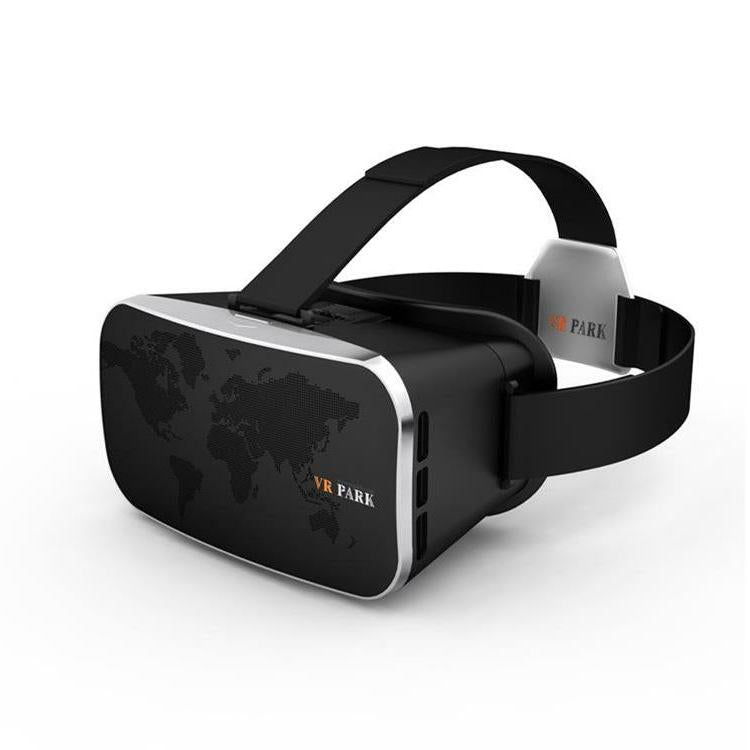 VRPARK V3 Mobile VR Headset for 3D Movies & Games Universal Smartphone VR Glasses, With Y1 Remote Controller, Without Remote