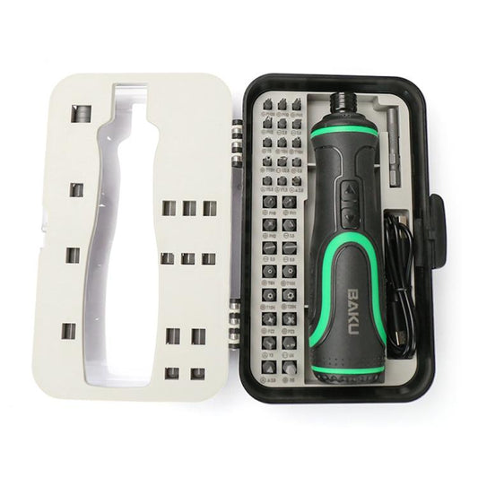 BAKU 41-In-1 Electric Screwdriver Set With USB-C Charging & Dual LED Lights For Home Repair, Electronics, BA-0001