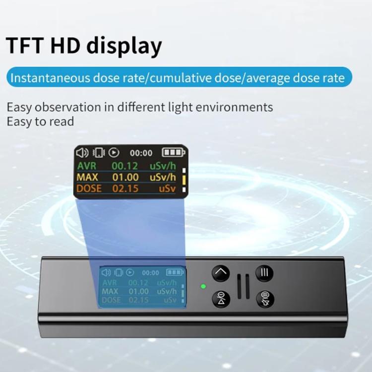 Nuclear Radiation Detector Geiger Counter Nuclear Contamination Seafood Tester Marble Personal Dosimeter