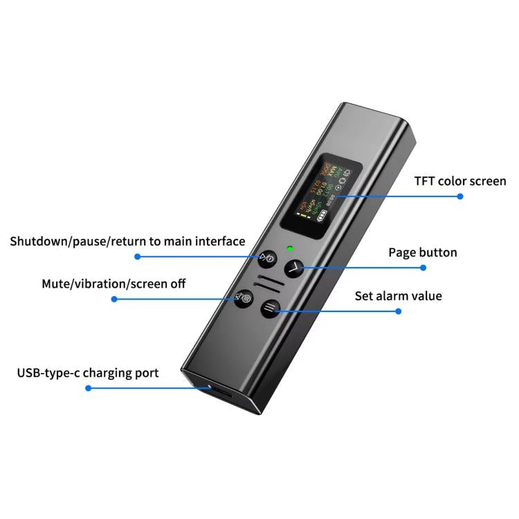 Nuclear Radiation Detector Geiger Counter Nuclear Contamination Seafood Tester Marble Personal Dosimeter