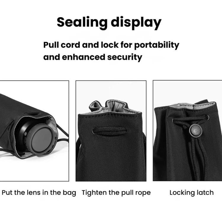 Camera Lens Pouch Lightweight Soft Shockproof Camera Inner Case, Cwatcun D296 Small, Cwatcun D296 Medium, Cwatcun D296 Large