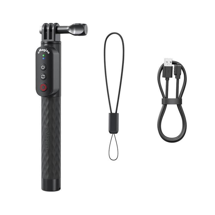 AMagisn Selfie Stick With Remote For Action Cameras & Smartphones, 5.1 Bluetooth, Extendable To 40in, Claw, 1/4 Inch, Ballhead Claw, Ballhead 1/4 Inch
