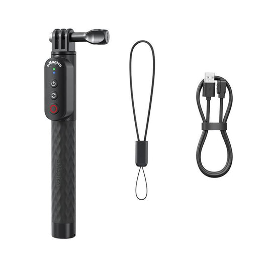 AMagisn Selfie Stick With Remote For Action Cameras & Smartphones, 5.1 Bluetooth, Extendable To 40in, Claw, 1/4 Inch, Ballhead Claw, Ballhead 1/4 Inch