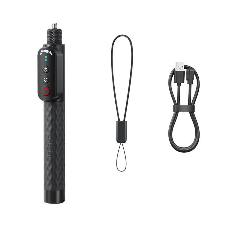 AMagisn Selfie Stick With Remote For Action Cameras & Smartphones, 5.1 Bluetooth, Extendable To 40in, Claw, 1/4 Inch, Ballhead Claw, Ballhead 1/4 Inch