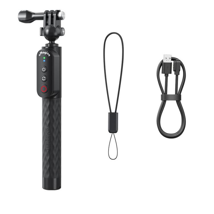 AMagisn Selfie Stick With Remote For Action Cameras & Smartphones, 5.1 Bluetooth, Extendable To 40in, Claw, 1/4 Inch, Ballhead Claw, Ballhead 1/4 Inch