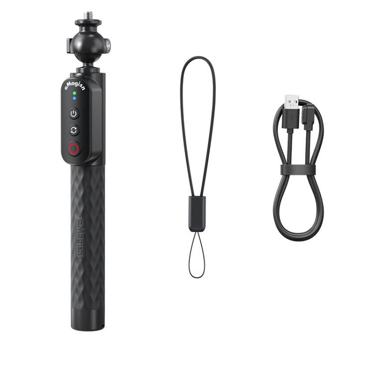 AMagisn Selfie Stick With Remote For Action Cameras & Smartphones, 5.1 Bluetooth, Extendable To 40in, Claw, 1/4 Inch, Ballhead Claw, Ballhead 1/4 Inch