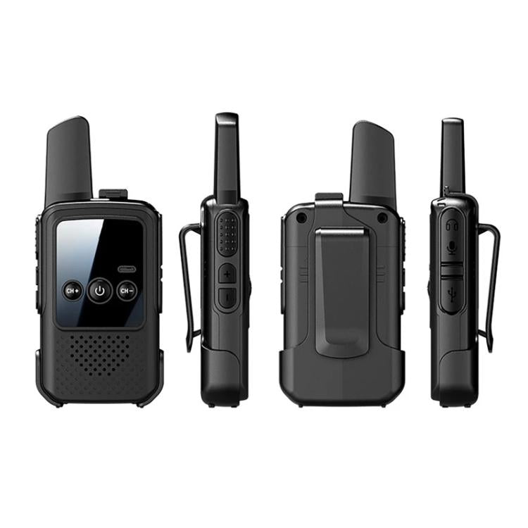 Mini Wireless Long Range Parent Child Walkie Talkie, 2pcs Black, 2pcs Orange, 2pcs Green, Single Black, Single Orange, Single Green