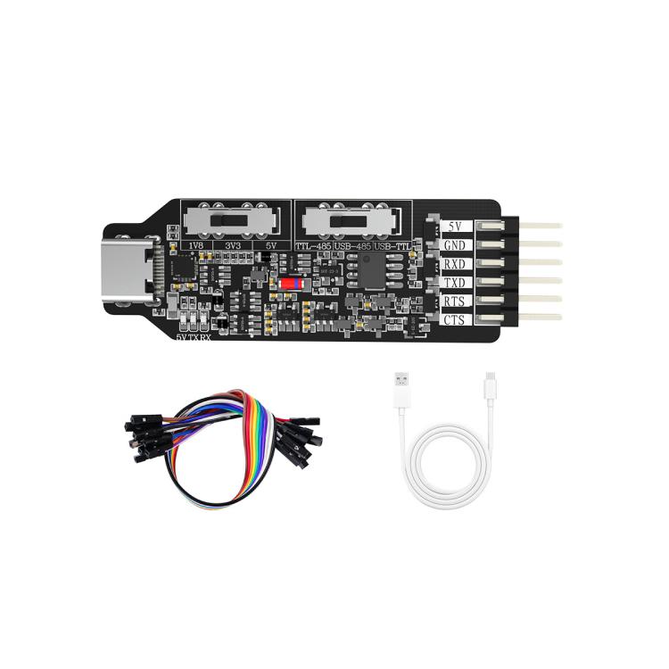 YAHBOOM USB Multi-Protocol Serial Converter Module For STM32, ESP32, RPi, Module, Module + DuPont Wire, Module + DuPont wire + Type-C