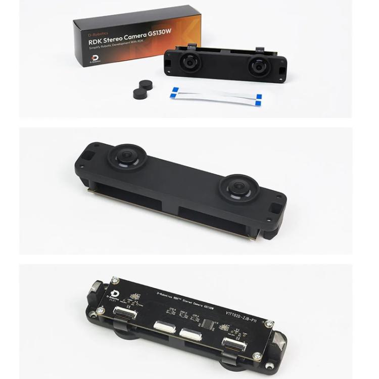 YAHBOOM D-Robotics RDK GS130W Stereo Camera For RDK X5/S100 P Dual 1.3MP Color Sensors, GS130W
