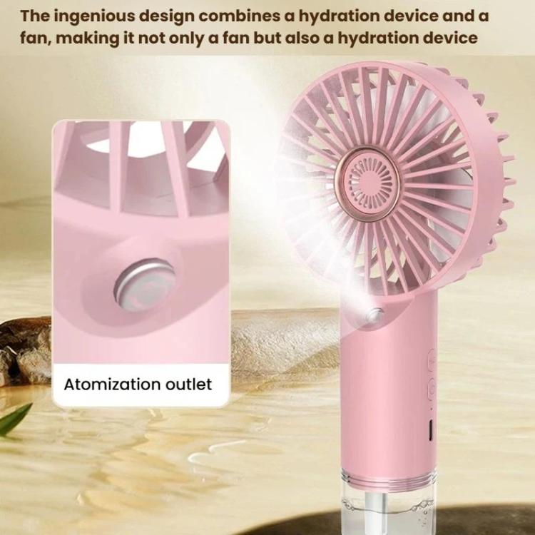 SL620 Mist-Enhanced Hydrating Fan Office Desk Quiet High-Power Charging Mini Handheld Fan