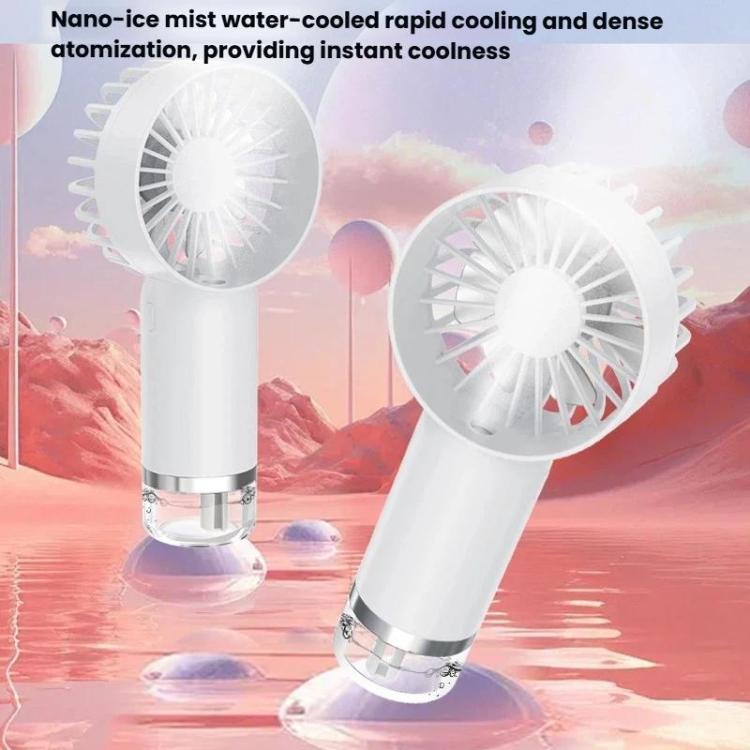 SL610 Handheld Mist Fan Quiet Mini Portable High-Power Rechargeable Desktop Fan