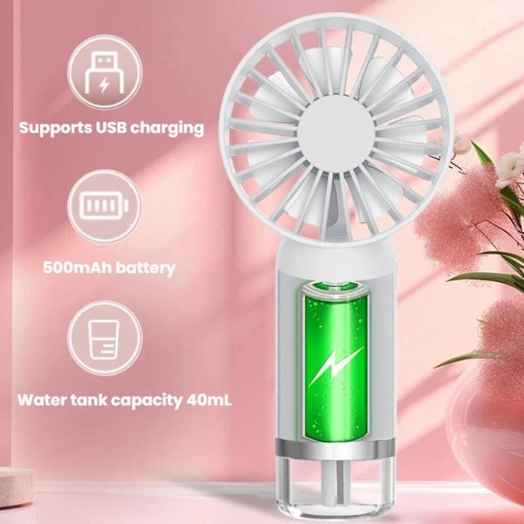 SL610 Handheld Mist Fan Quiet Mini Portable High-Power Rechargeable Desktop Fan