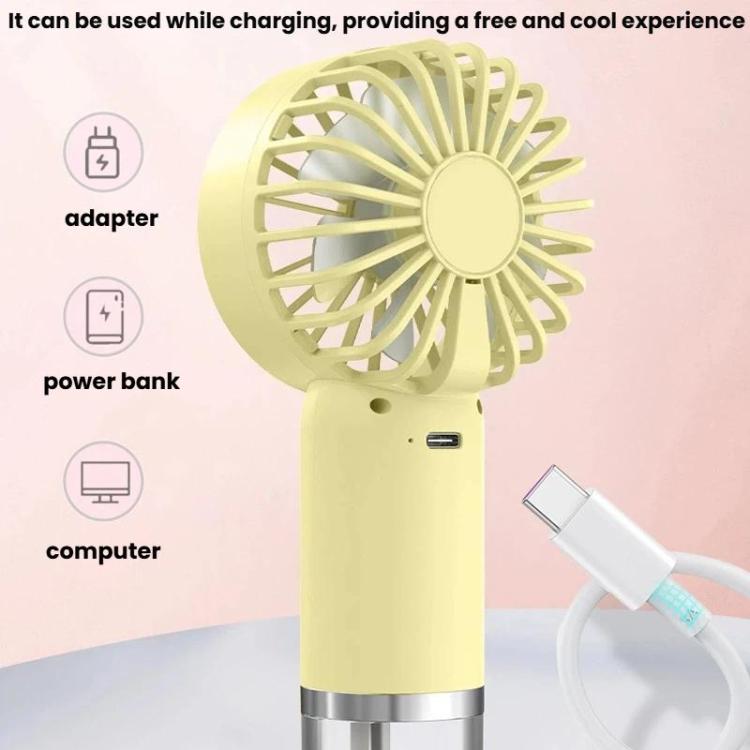 SL610 Handheld Mist Fan Quiet Mini Portable High-Power Rechargeable Desktop Fan