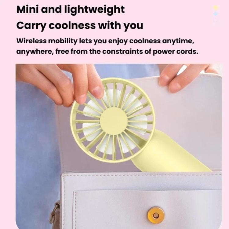 SL610 Handheld Mist Fan Quiet Mini Portable High-Power Rechargeable Desktop Fan