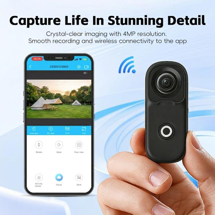 4K WIFI HD Recorder Thumb Action Camera, MZ02