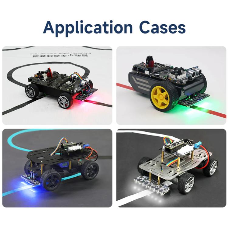 YAHBOOM 8-Channel Grayscale Line Tracking Sensor Module For Smart Car Robots