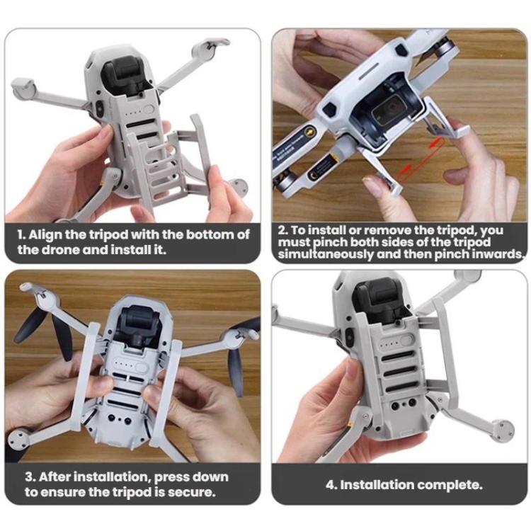 For DJI Mavic Mini / Mini 2 / Mini SE BRDRC Riser Landing Gear