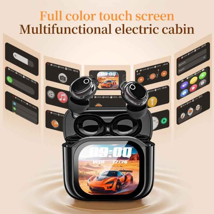 JM28 Mini Bluetooth Earphones With Color Screen Translation & Noise Reduction In-Ear Headphones, JM28