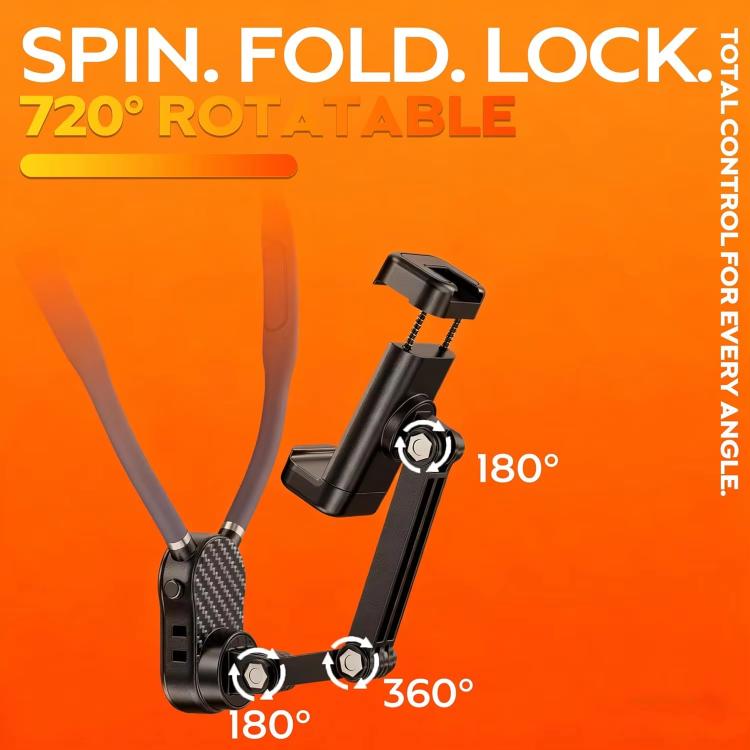 Neck-Worn Phone Mount Cycling First-Person View Chest-Mounted Anti-Shake Shooting, Magnetic, Clip, Action Camera