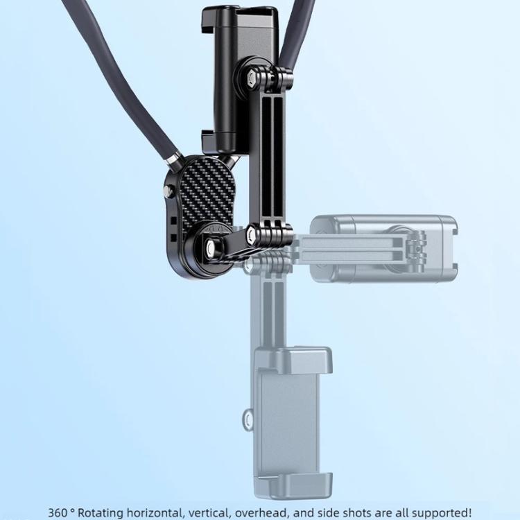 Neck-Worn Phone Mount Cycling First-Person View Chest-Mounted Anti-Shake Shooting, Magnetic, Clip, Action Camera