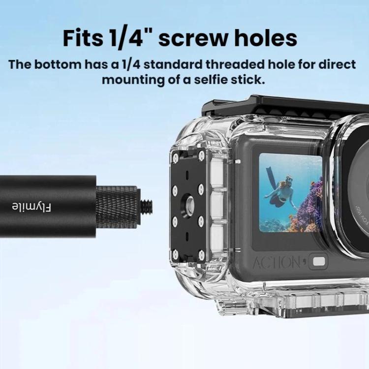 For DJI Osmo Action 6 Flymile 60m Diving Quick-Release Magnetic Waterproof Case