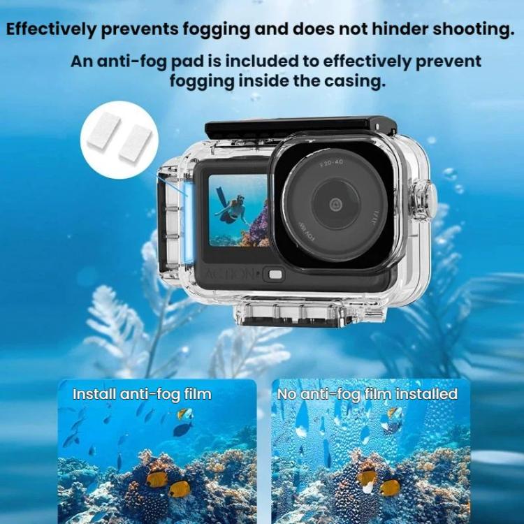 For DJI Osmo Action 6 Flymile 60m Diving Quick-Release Magnetic Waterproof Case