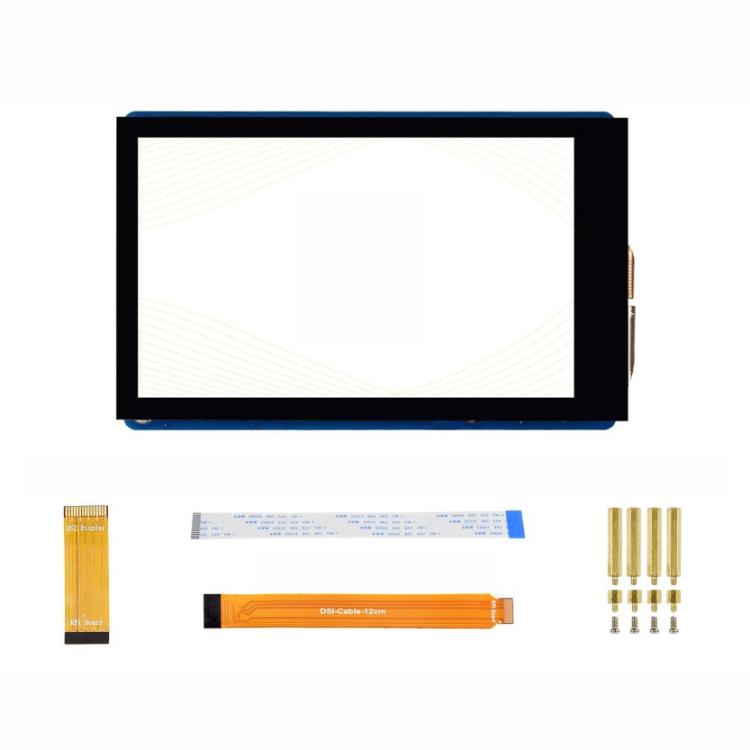 For Raspberry Pi WAVESHARE 3.5 inch DSI Capacitive Touch Display 5-Point Touch 480x800 Pixels IPS Display Panel